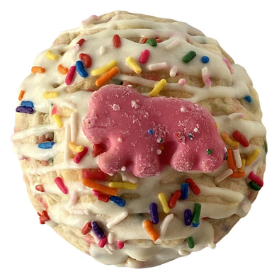 Circus Animal Sprinkle Stuffed Cookies