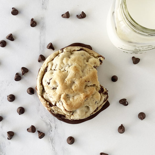 Chocolate Chip Stuffed Cookies