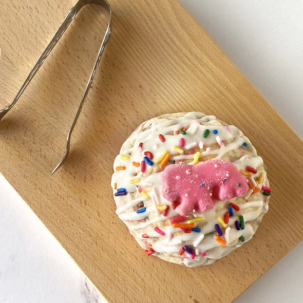 Circus Animal Sprinkle Stuffed Cookies