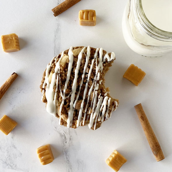 Coffee Cake Stuffed Cookies