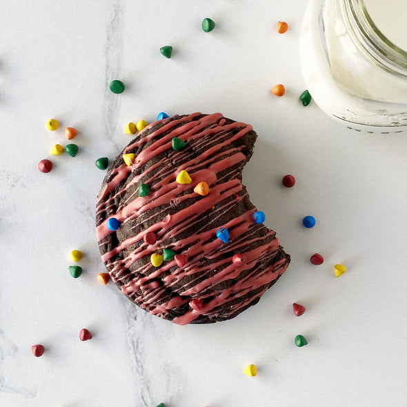 Space Brownie Stuffed Cookies