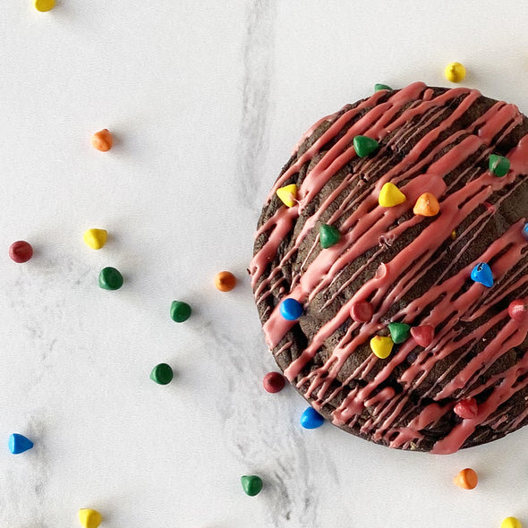 Space Brownie Stuffed Cookies