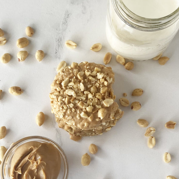 Crunchy Munchy PB & J Stuffed Cookies