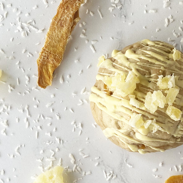 Pineapple, Mango & Coconut Stuffed Cookies