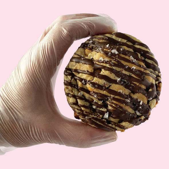 Salted Caramel Chocolate Chip Stuffed Cookies