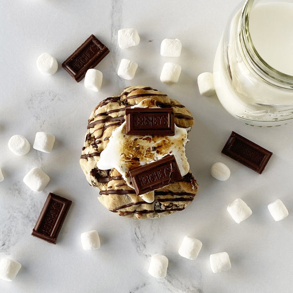 S'mores Stuffed Cookies