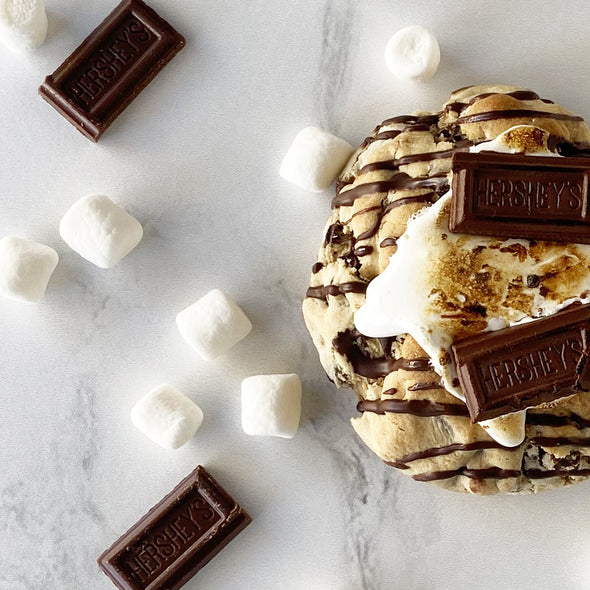 S'mores Stuffed Cookies